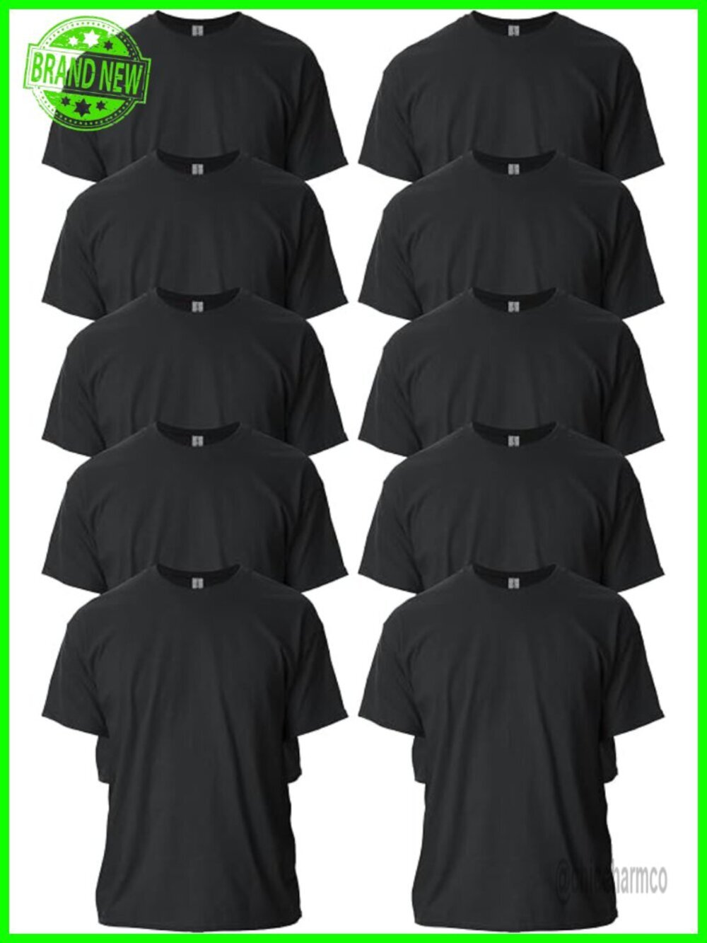 Ultra Cotton T-Shirt, Heavyweight Crew Neck 10-Pack